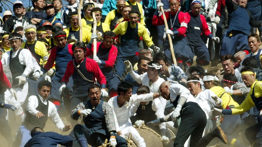 Onbashira Festival Japan