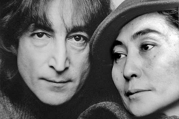 Yoko Ono and John Lennon