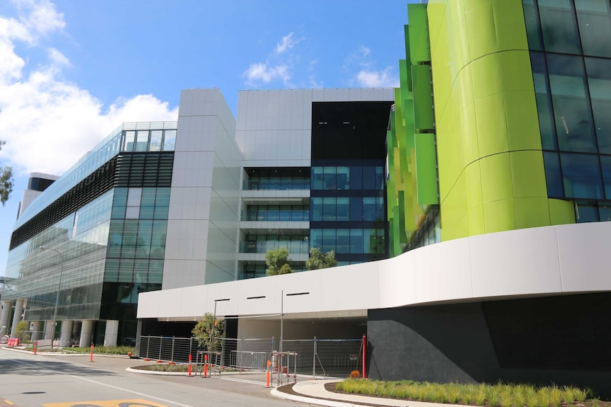 An exterior shot of the new Perth Children’s Hospital. March 31, 2016.