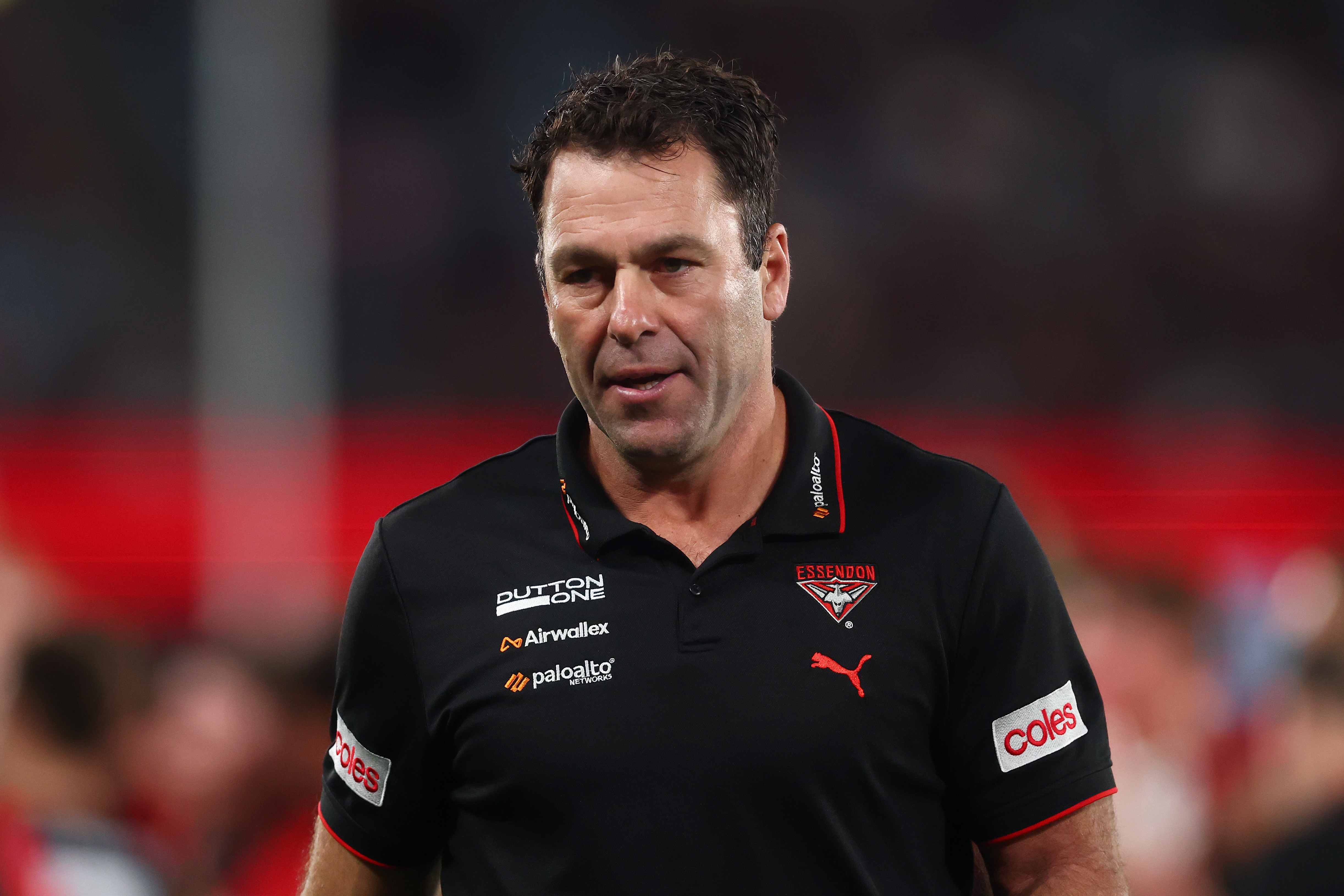 Dean Solomon pictured in an Essendon polo top