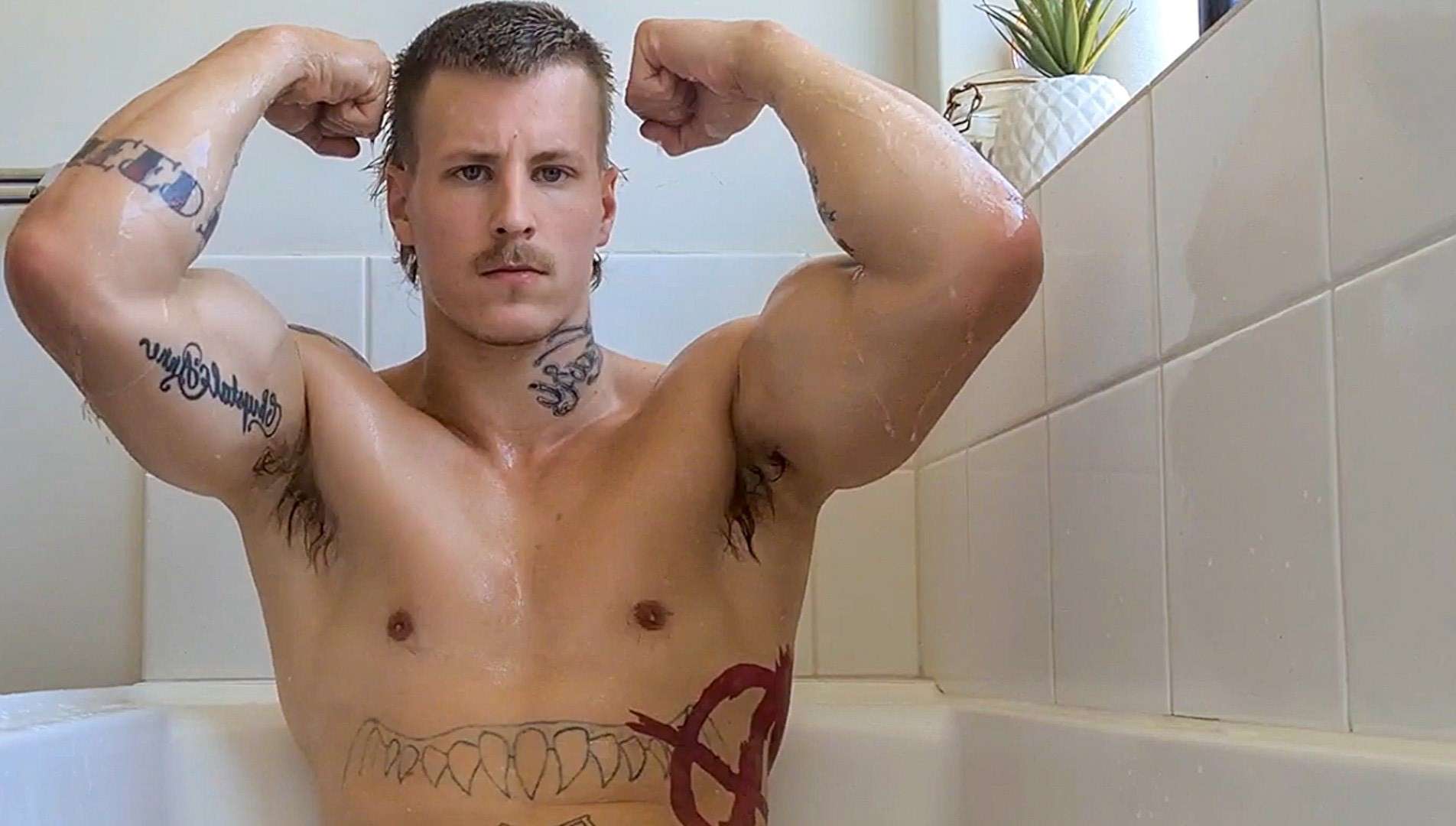 Alec Nysten turned to an OnlyFans explicit porn account to provide a family income, but image theft now threatens to ruin it photo picture pic