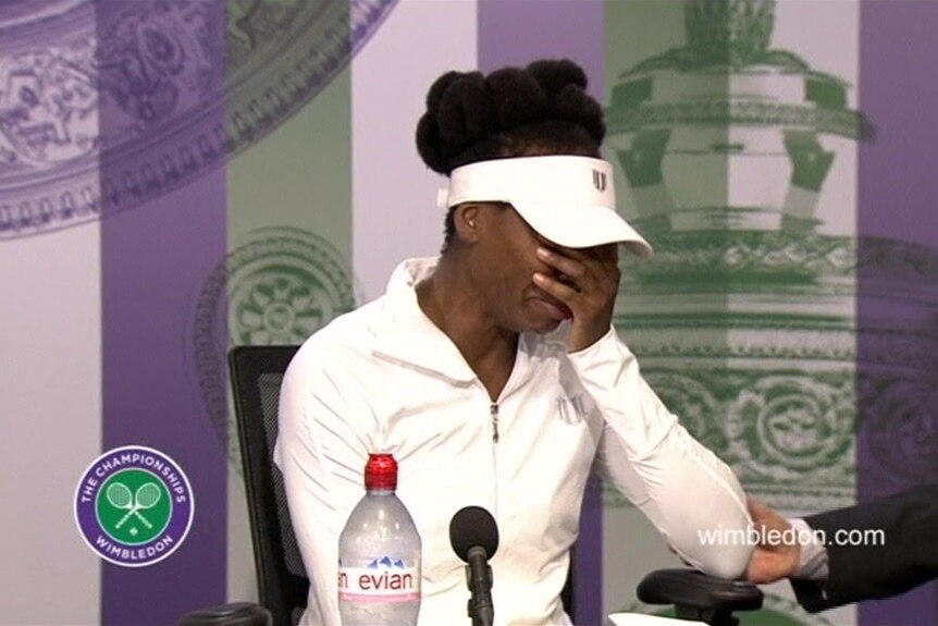 Venus breaks down after being asked about fatal crash