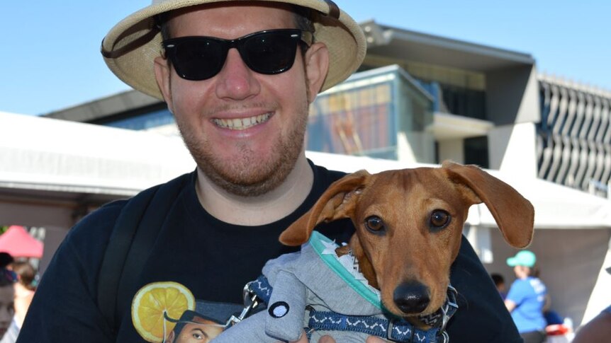 Monte Von Backling brings sausage dog fashion to Million Paws Walk