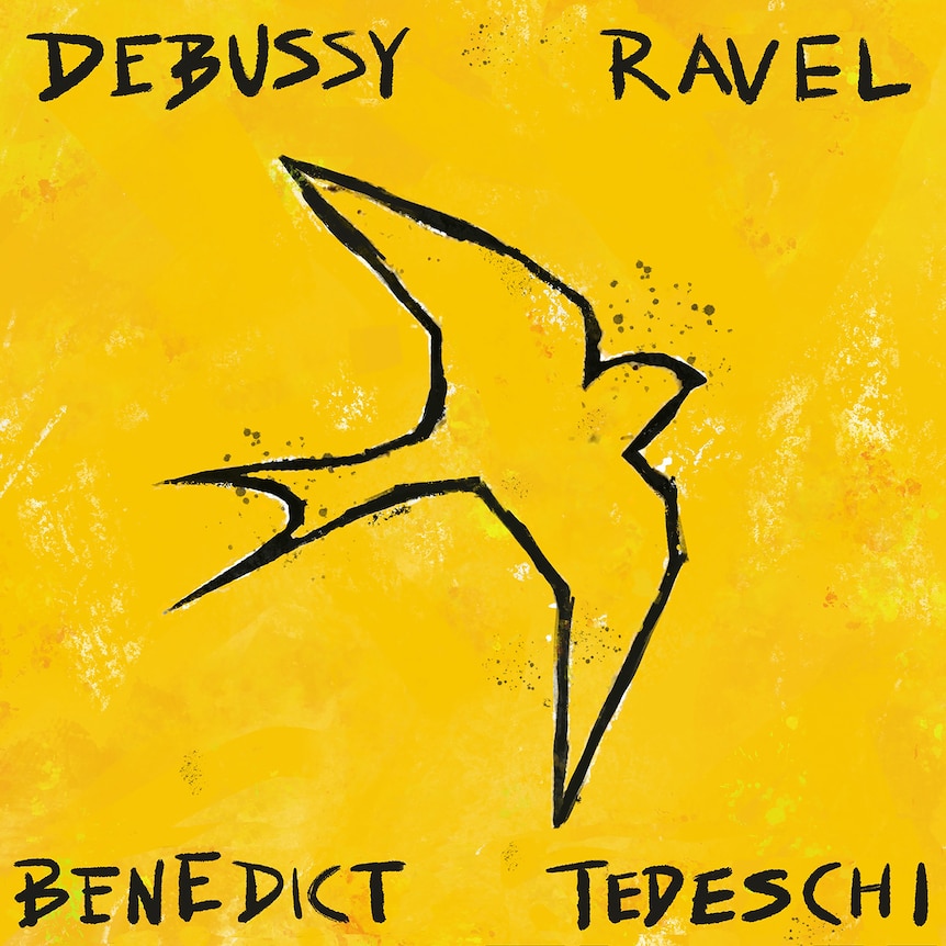 Cover art for Roger Benedict and Simon Tedeschi's Debussy and Ravel album on ABC Classic.