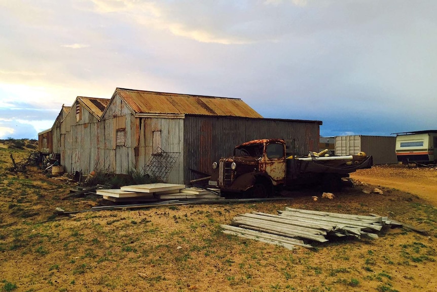 Shack at Ningaloo Station in the Kimberley in  north west Western Australia