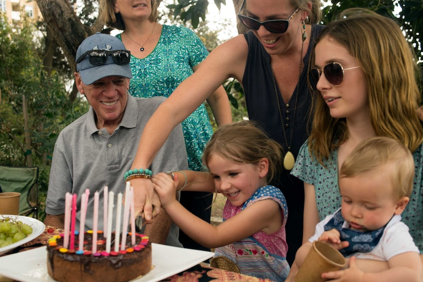 Mike Willesee and family