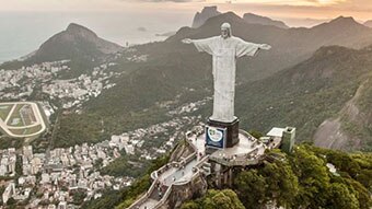 Christ the Redeemer statue in Rio De Janeiro, Brazil.