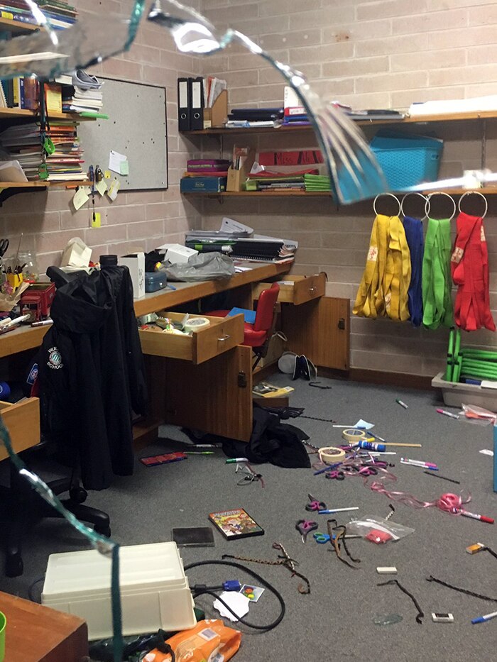 Wulagi Primary School damaged by vandals