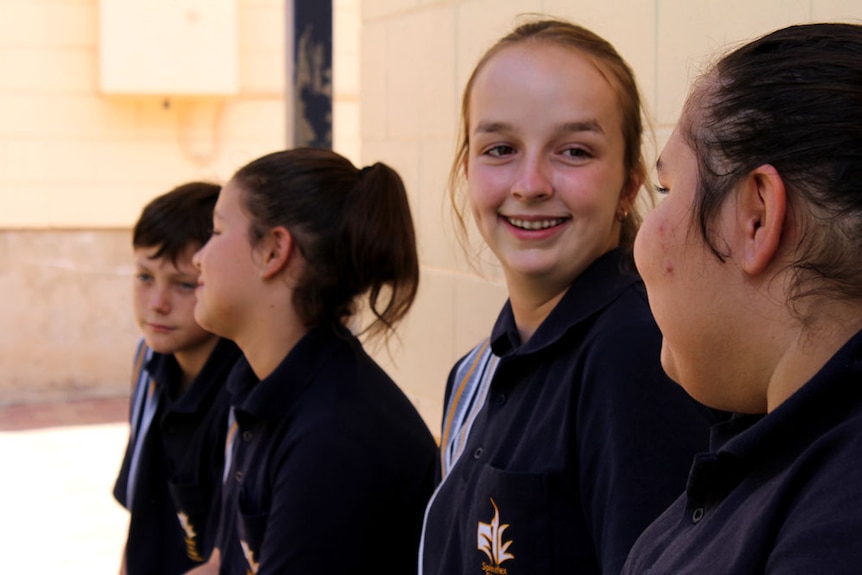 Spinifex State College's Buddy Bench.