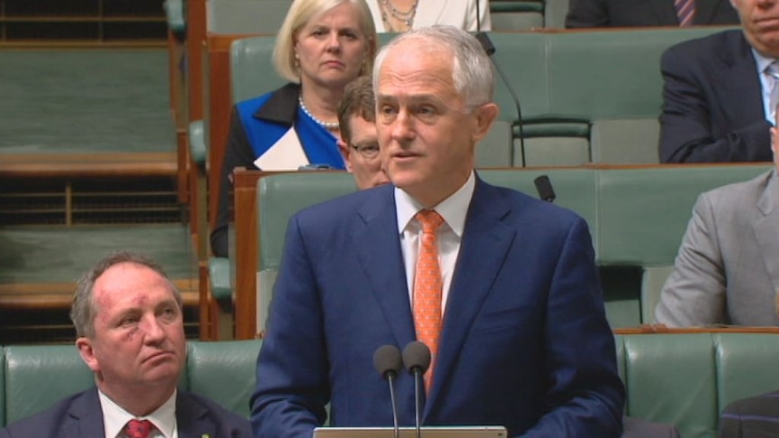 Malcolm Turnbull introduces same-sex marriage plebiscite legislation to Parliament