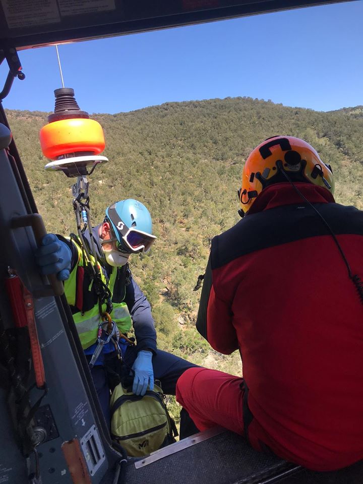 Rescue mission by French gendarmes