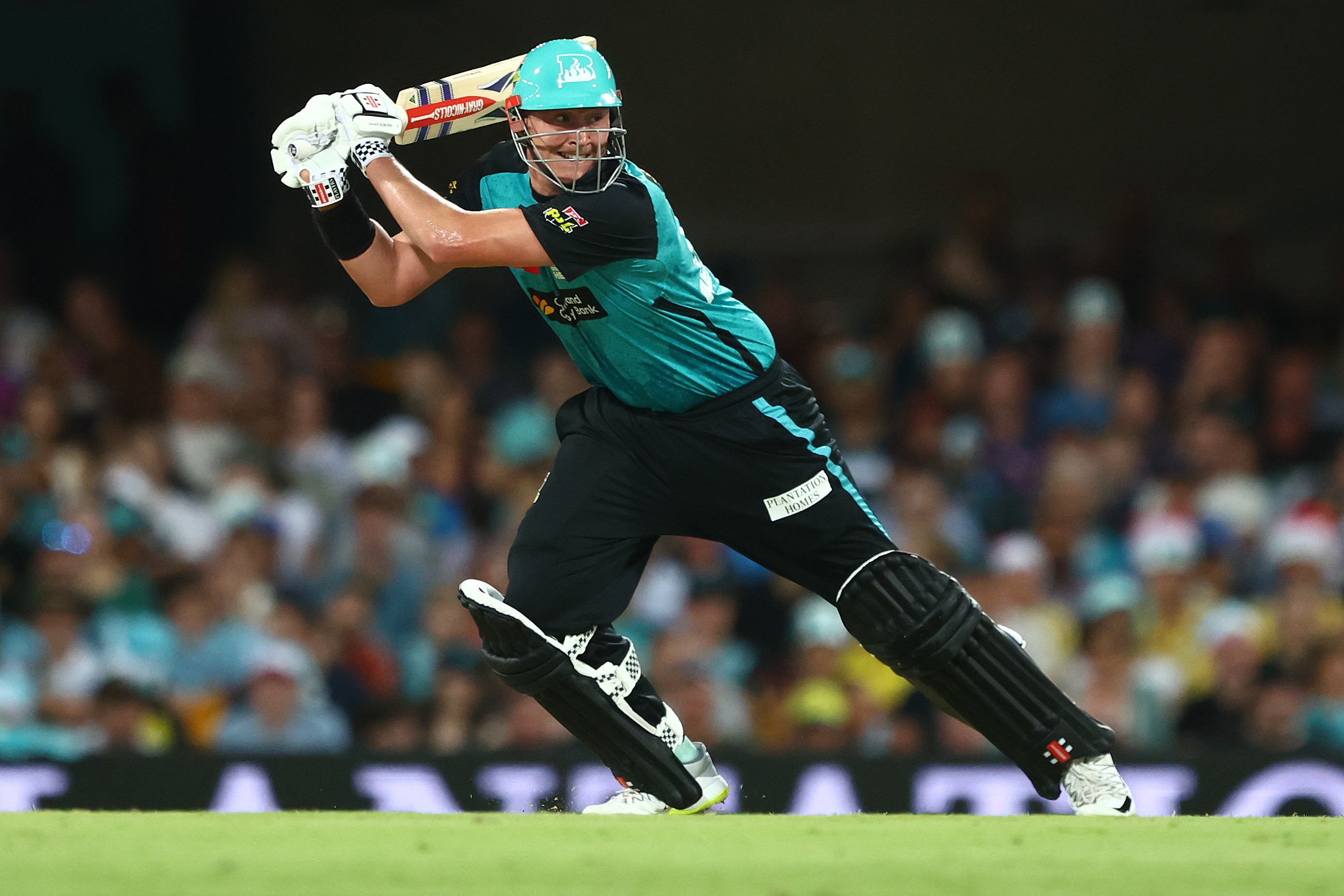 Matthew Renshaw swings his bat