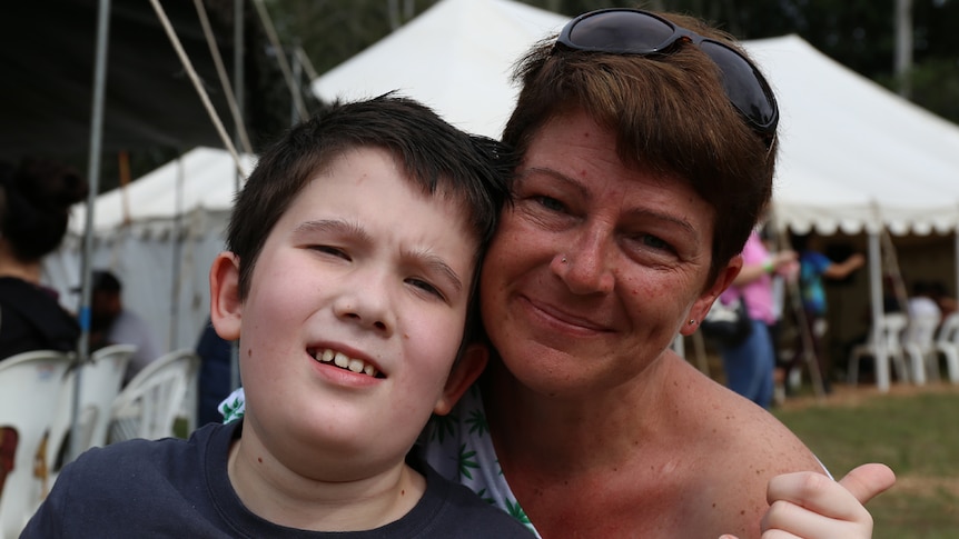 Medicinal cannabis users Michelle and Jai Whitelaw