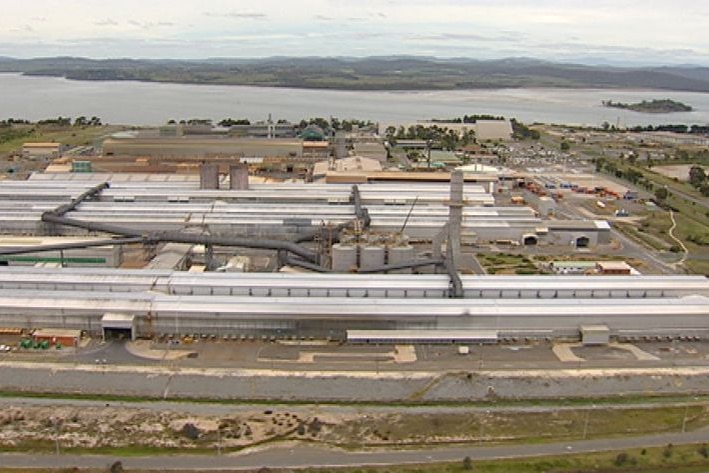 Rio Tinto's aluminium smelter at Bell Bay