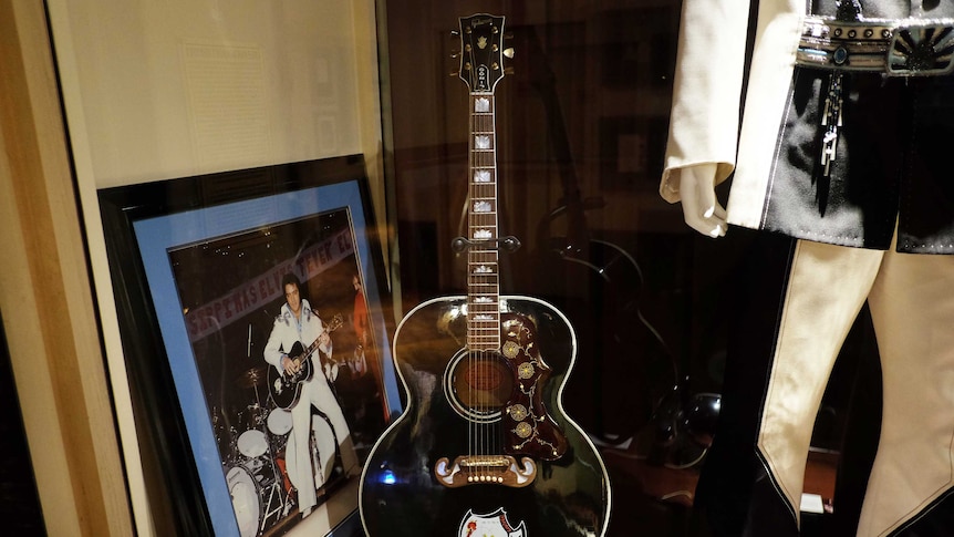 Elvis Presley guitar is a part of music memorabilia to be auctioned by Julien's Auctions on May 15 and 16 in New York.
