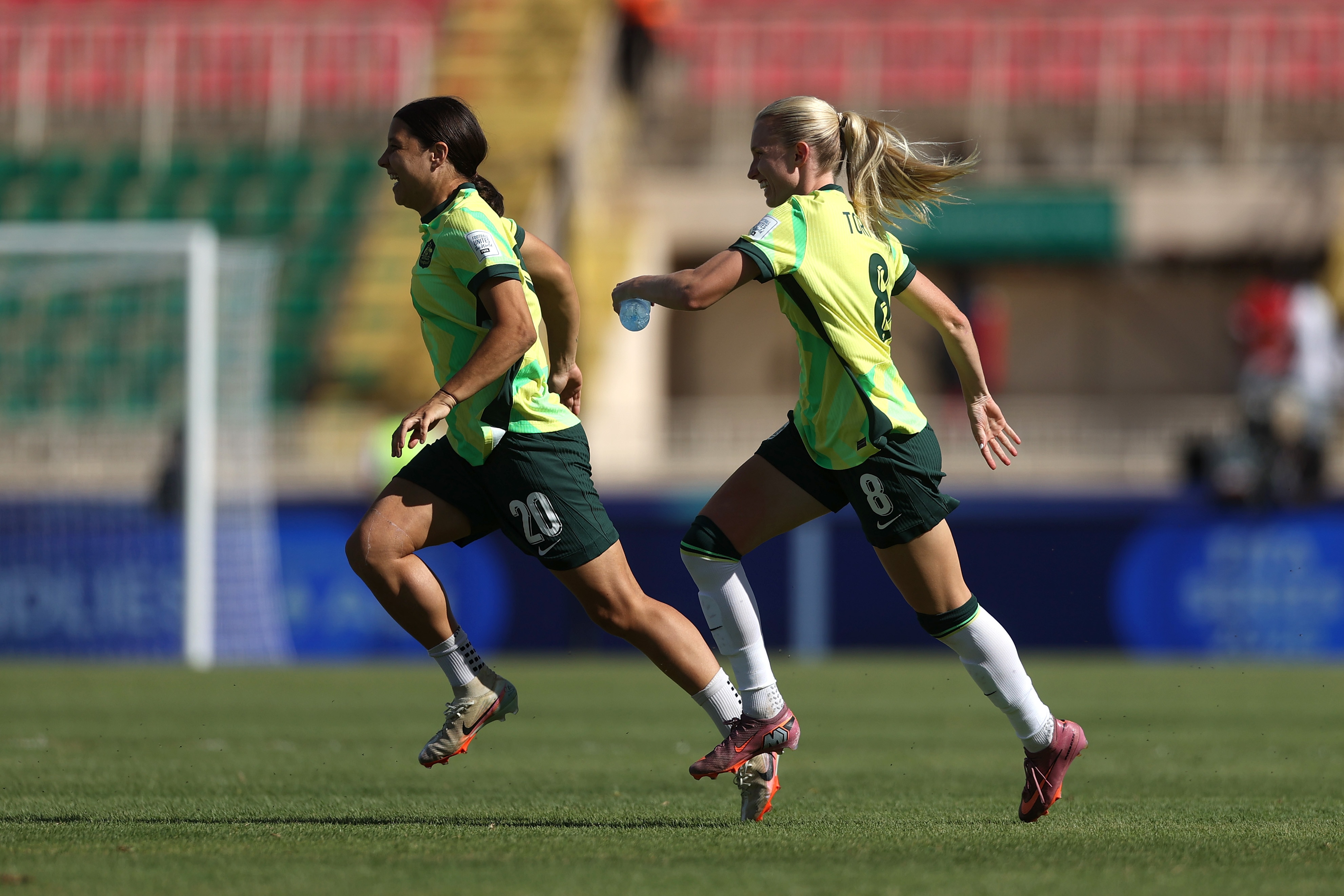Debutant scores as Matildas kick off FIFA Series with thumping win