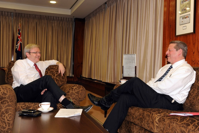 Kevin Rudd and Al Gore