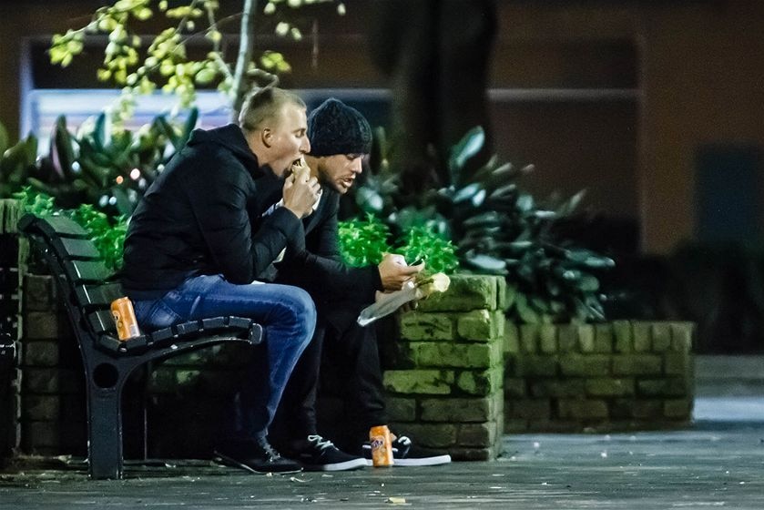 Alfresco dining in Kings Cross