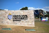 The entry sign of James Cook University