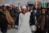 Demonstrators shout anti-US slogans in Kabul