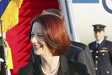Julia Gillard arrives for the G20 Summit
