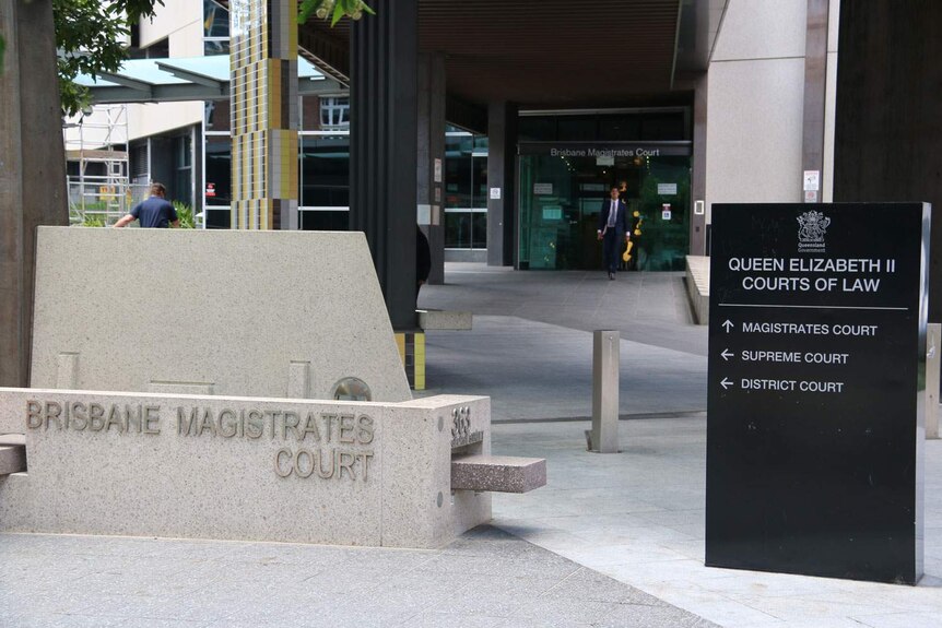 Brisbane Magistrates Court sign