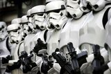 Storm Troopers in London for the premiere of the last movie in the Star Wars series.