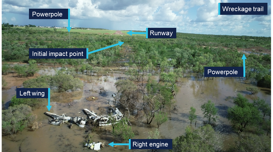 Pilot struck tree before fatal plane crash into croc-infested waters