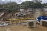 A video still of a construction site.