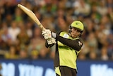 Usman Khawaja bats in the Big Bash