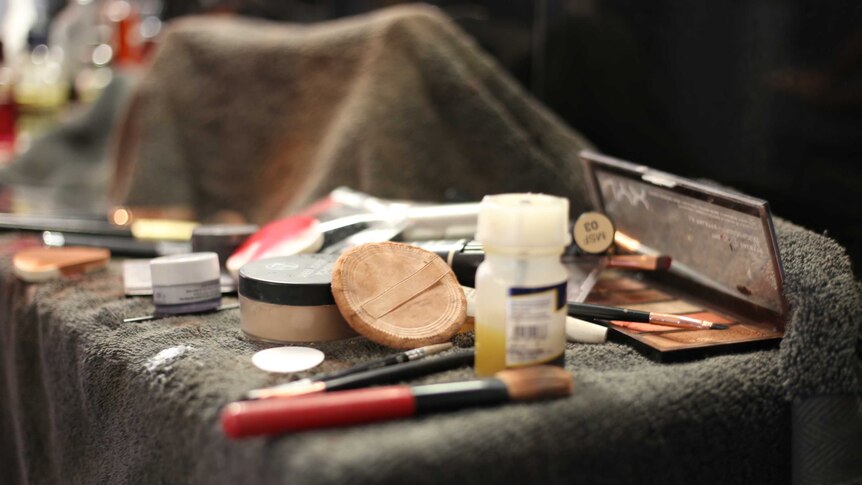 John Ridgeway's make-up kit which he uses to transform into his drag queen alter ego.