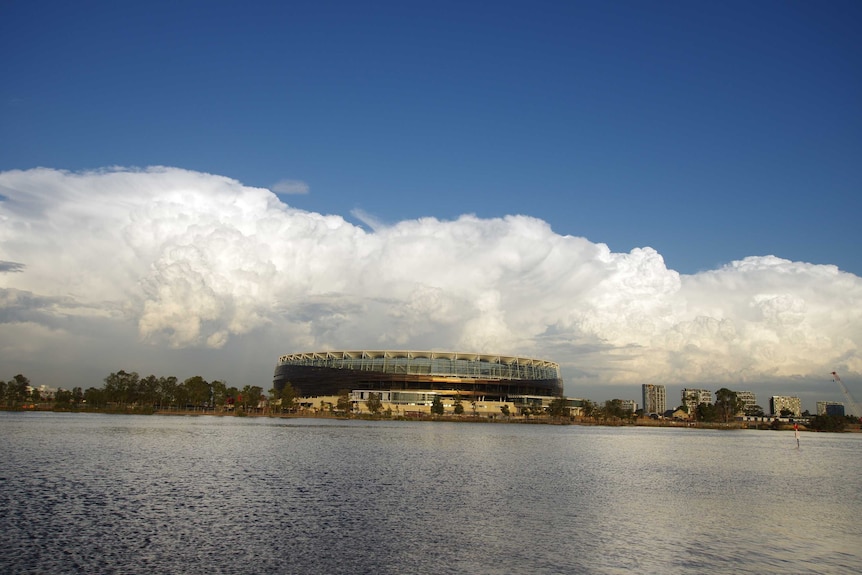 A cumulonimbus cloud formation