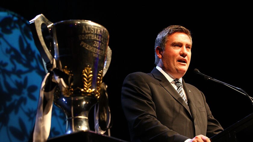 Collingwood president Eddie McGuire says the players have denied the allegations (file photo)