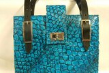 Bag made from fish leather