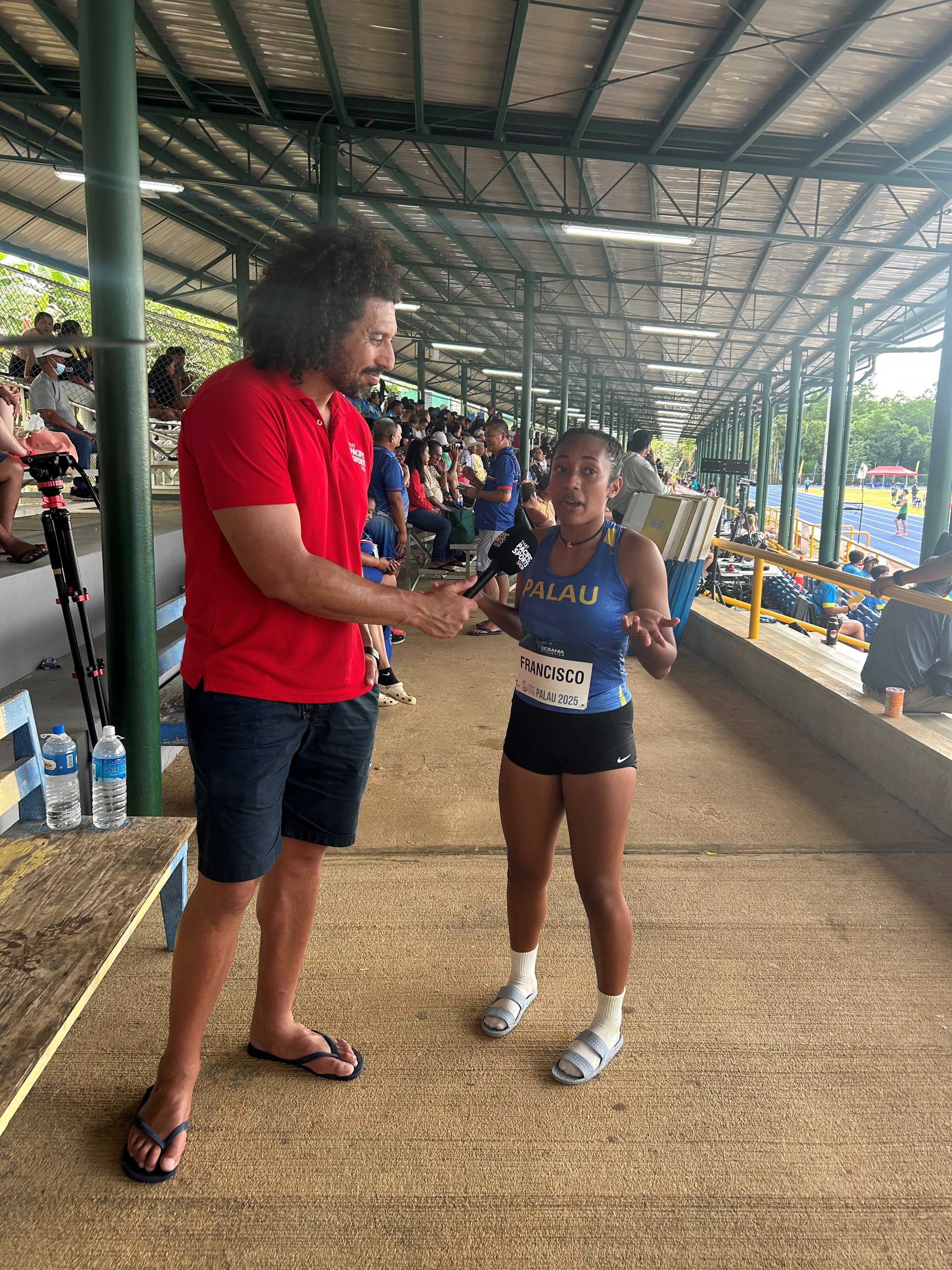 Sydney Francisco reflects on full circle moments at the Palau Mini Games
