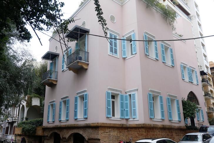 A view of a house that is believed to belong to Carlos Ghosn in Beirut, Lebanon December 31.