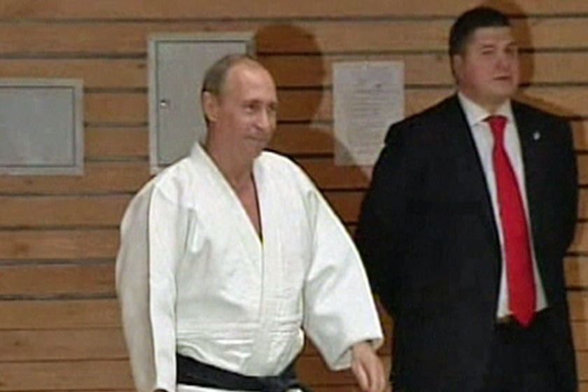 President Putin has practised judo from an early age.