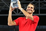 Roger Federer celebrates Brisbane International title and win number 1000