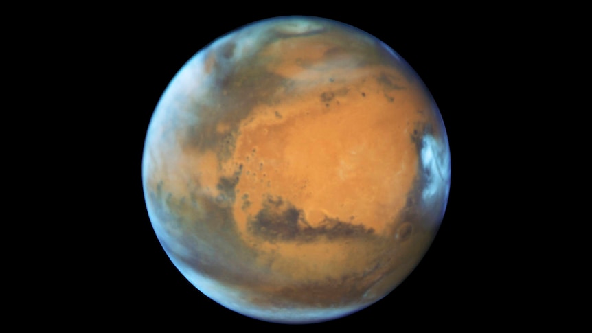 Image of Mars taken by the Hubble Space Telescope