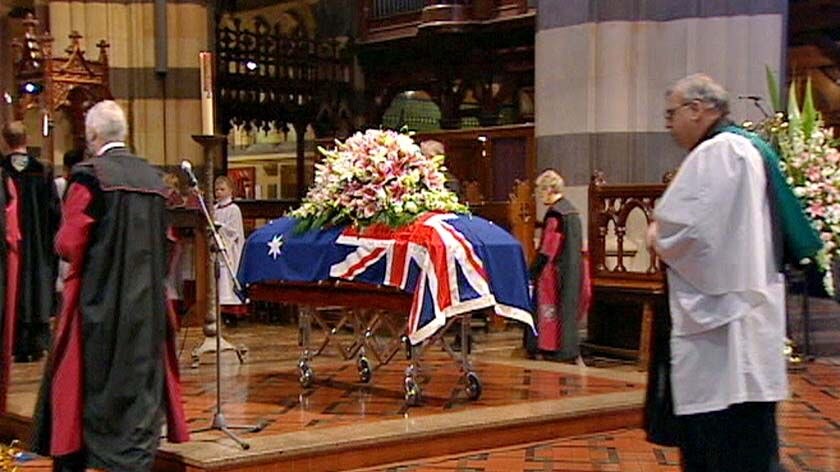 Several hundred mourners attended the funeral at St Paul's Cathedral.