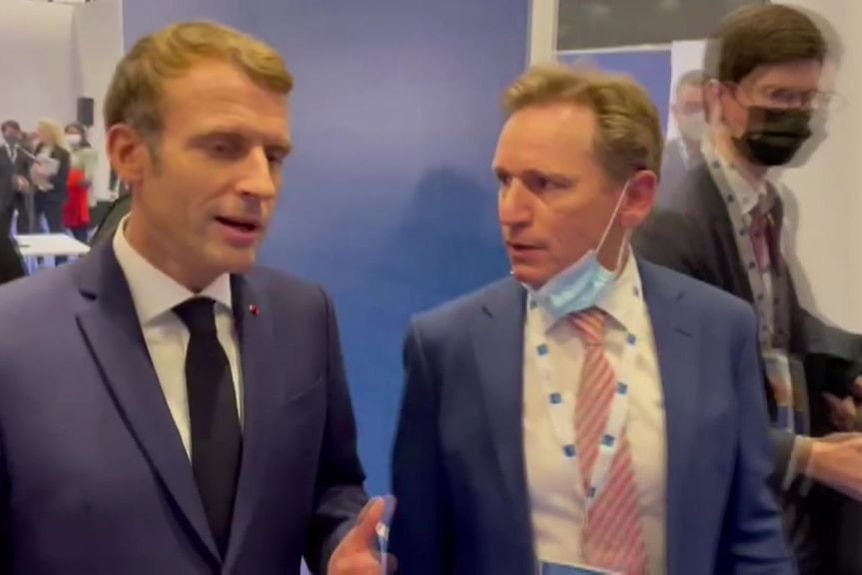 French President Macron says Scott Morrison lied