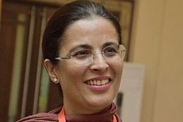 Justice Ayesha Malik smiles for the camera