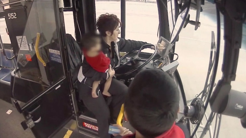US bus driver rescues toddler wandering in frigid temperatures