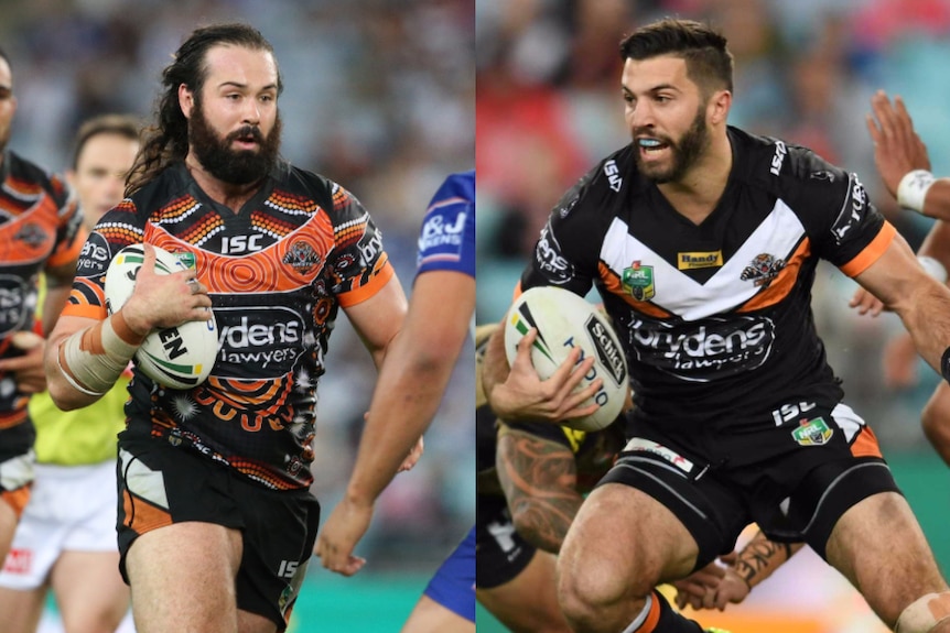 Composite image of Aaron Woods and James Tedesco