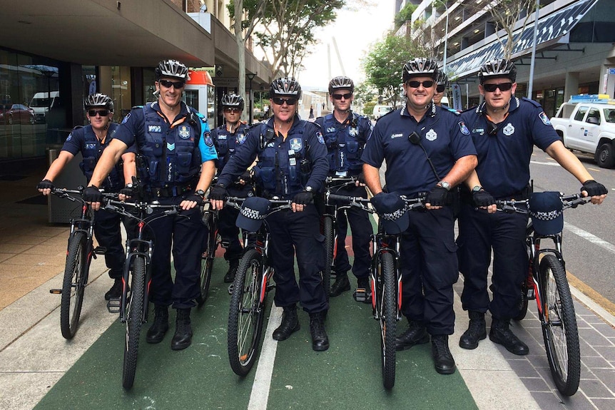 G20 police bicycle squad