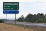 A sign to the Bunbury Outer Ring road