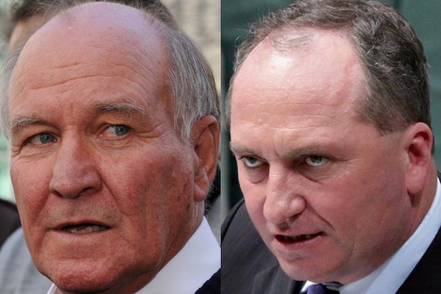 Tony Windsor and Barnaby Joyce.