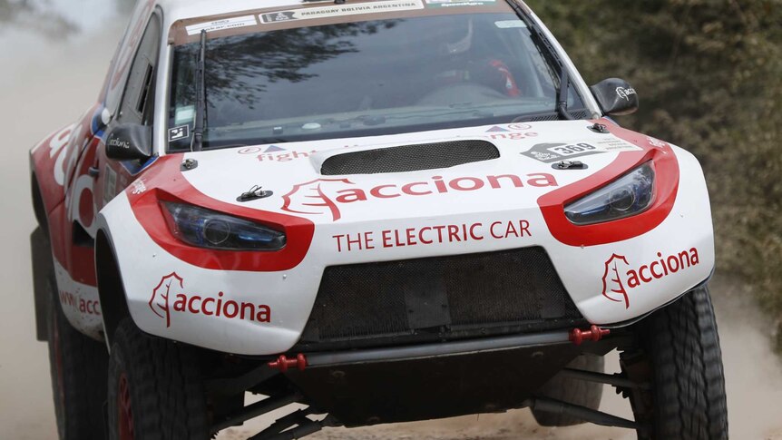 The first electric car to complete the 2017 Dakar