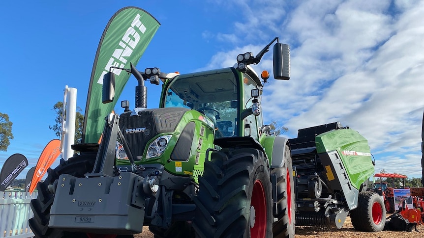 A tractor on show at this year's Agfest