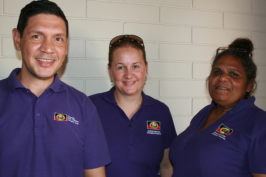 Educators at the Congress Preschool Readiness Program, Mark Lockyer, Bianka Schulz-Allan and Bronwyn Fielding.